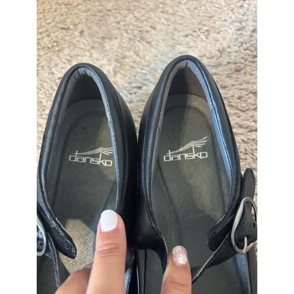 Dansko Fawna Mary Jane black leather sz 40 - Picture 7 of 8